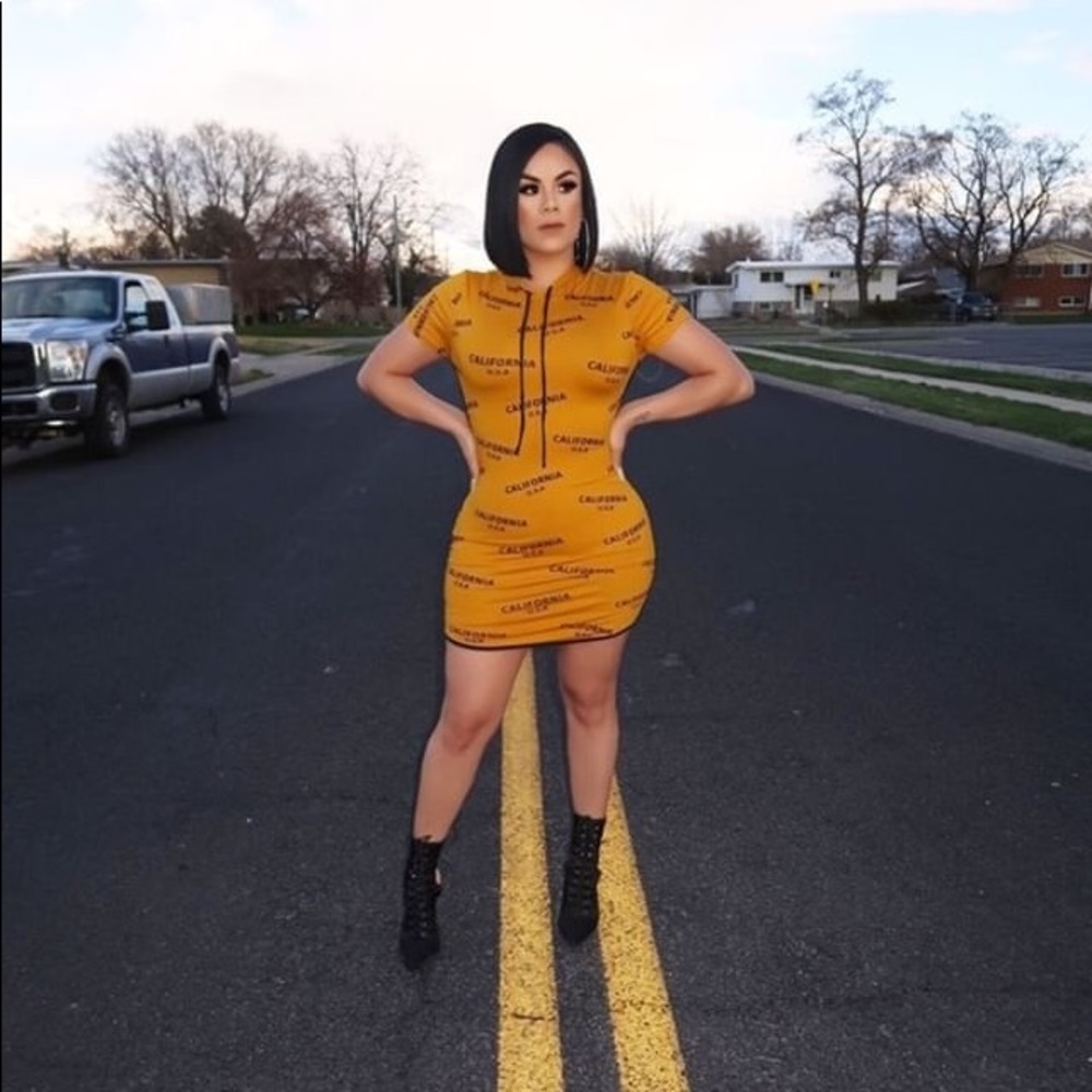 New! Hooded One Piece Dress - Picture 2 of 5